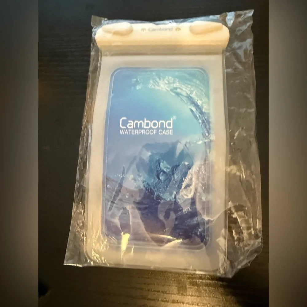 NWT Cambond | Waterproof Phone Case | White and Clear - Picture 2 of 5